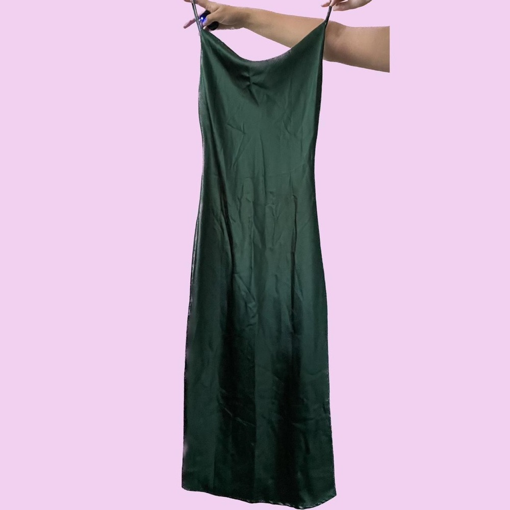 NWOT princess polly silk cowl neck midi dress